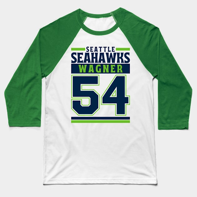 Seattle Seahawks Wagner 54 Edition 3 Baseball T-Shirt by Astronaut.co